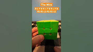 The wire, Rubiks cube pattern Epic step by step tutorial #rubikscube #pattern ￼￼
