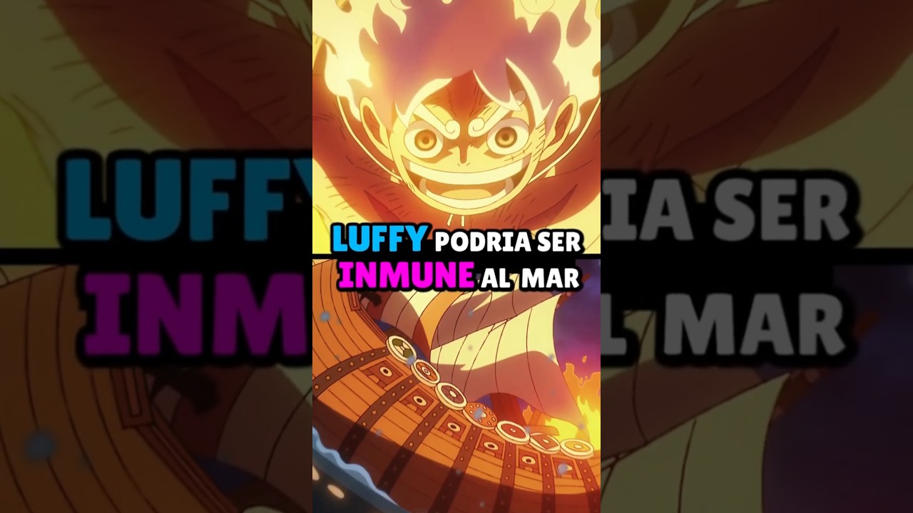 ¡¡LUFFY es INMUNE al AGUA!! #OnePiece #Luffy #Anime