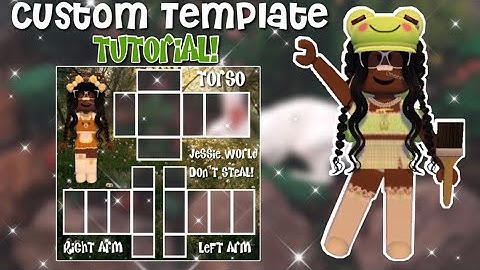 How to make a Roblox Custom Template on Pixlr E *easy tutorial*
