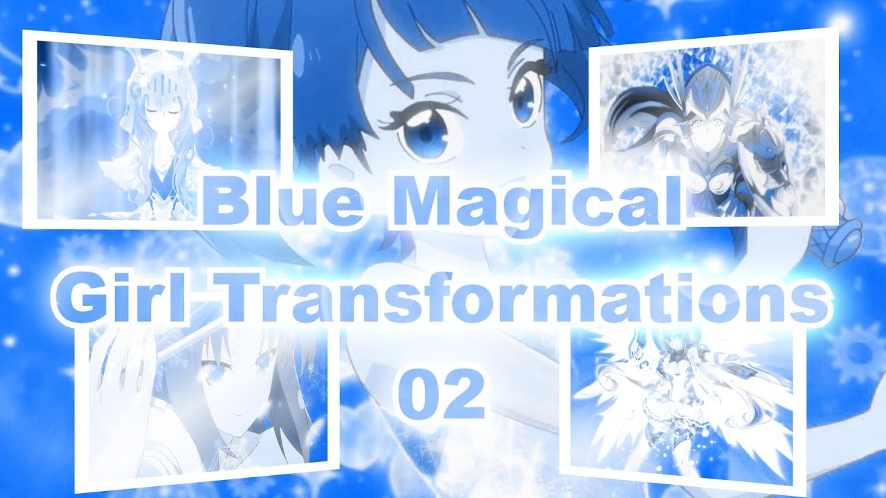 Blue Magical Girl Transformations 02
