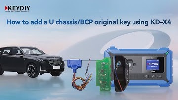KEYDIY KD-X4: Add original key for BMW U-Chassis BCP