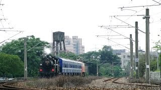 2014/05/04-蒸汽機車CK124郵輪式列車5817次,烏日北通過.