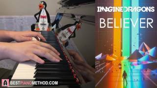 Video thumbnail of "Imagine Dragons - Believer (Piano Cover by Amosdoll)"