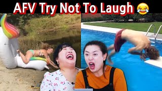 Koreans React to America's Funniest Video *Summer Fails*