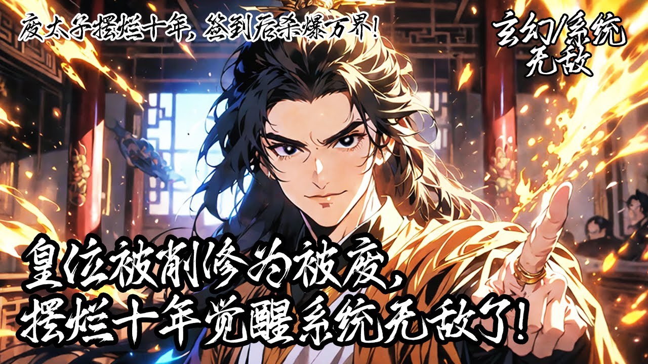 《廢太子擺爛十年，簽到後殺爆萬界！》最新 | 重生大秦皇子的你卻天崩開局，不但東宮之位被剝奪，而且修為也被廢去，索性你直接擺爛，十年沉寂，成功覺醒系統！於是簽到就變強直到永生無敵！#系统 #玄幻