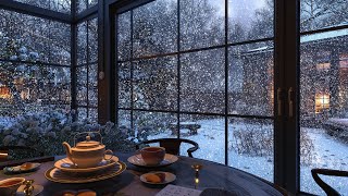 Relax With The Sound Of Snow | Winter Howling Wind Heal Your Mood And Cure Insomnia | Sleep Better