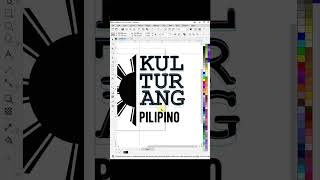 Kulturang Pilipino Logo #logo #logodesign #logodesigner #coreldraw #corel #youtubeshorts #shorts