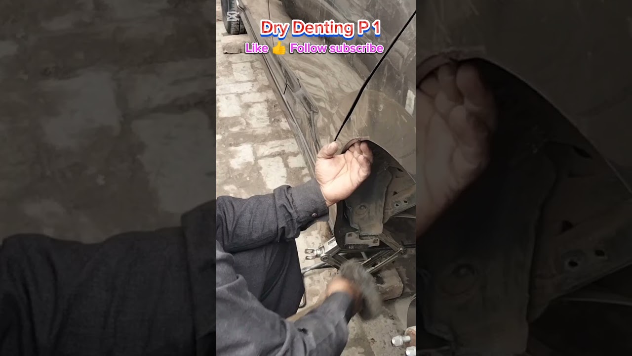 Honda civic wheel Arch P 1Dry Denting Multan city Pakistan