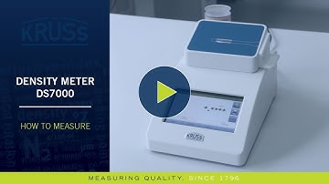 Density Meter DS7000 series – How to measure