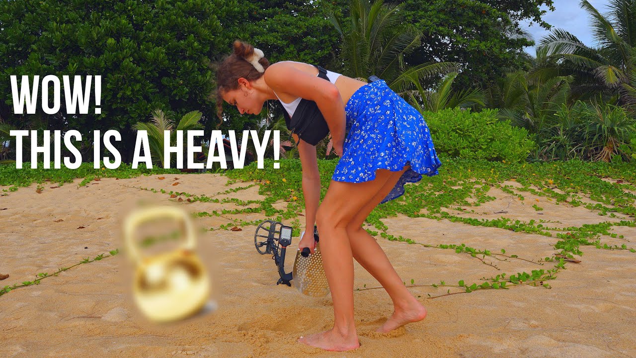 The Heaviest Find Ever! I Could Barely Pull It Out of the Sand! 😱🏖️ ...