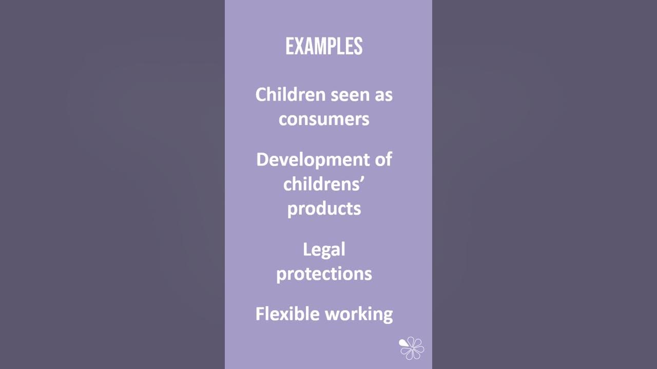 Child centredness 60 second sociology families and households youtube
