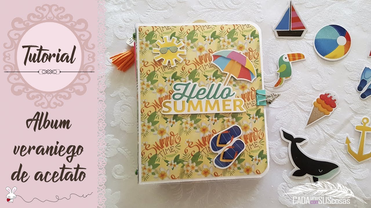 Album de acetato ¡MUY FACIL DE HACER! manualidades raudales