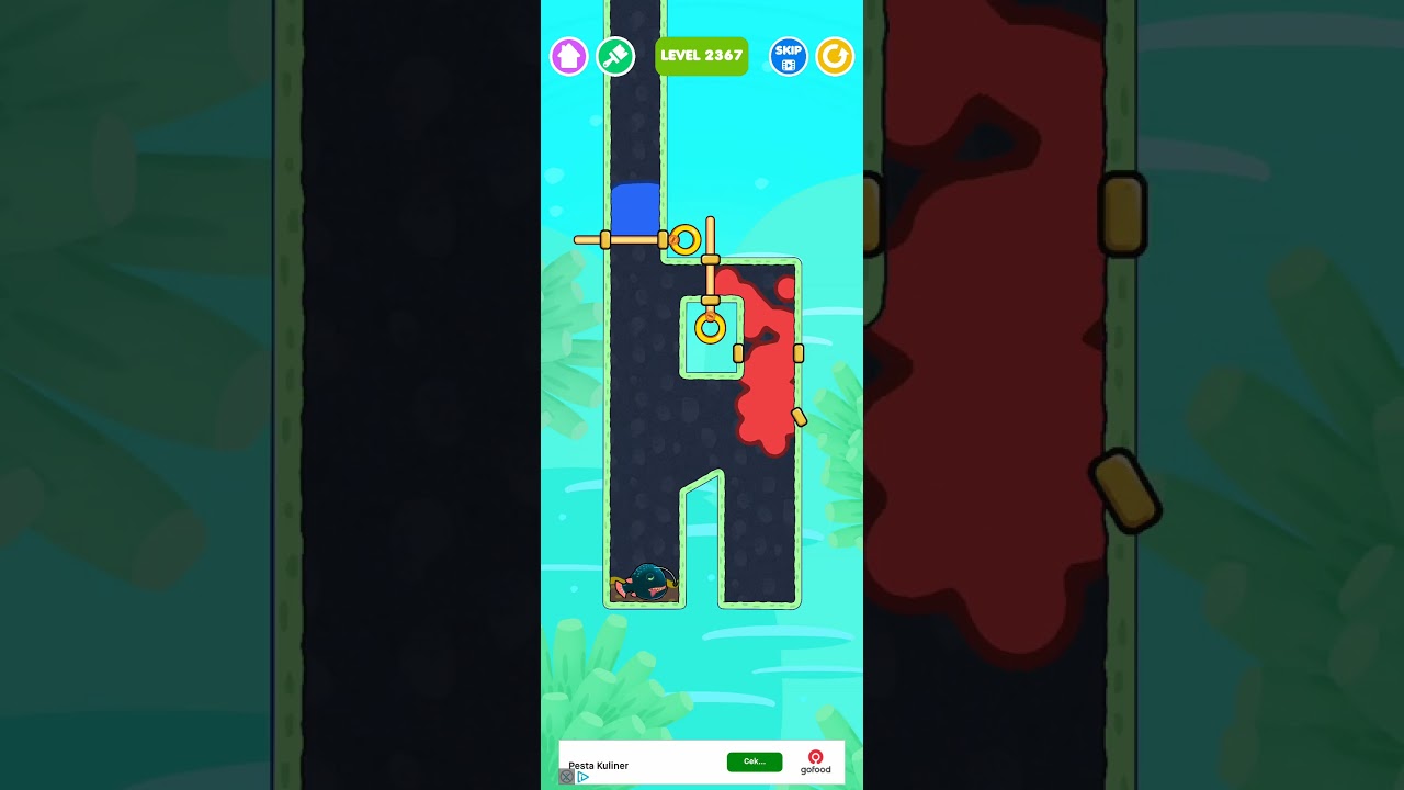 We have a separate tank for lava and water 