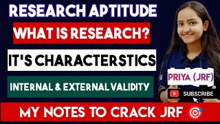 Research Aptitude class1for UGC NET, Paper 1 #rajarshiclasses #Research #priyasingh #ugcnet.