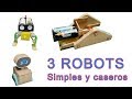 3 increíble Robots Que Puedes hacer en tu casa