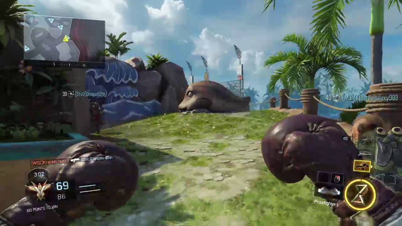 Black op 3 using boxer gloves!!!