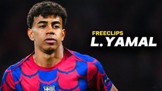 Lamine Yamal Freeclips for Edit | Dribbling Skills & Goals | 2024 ● No Watermark ●