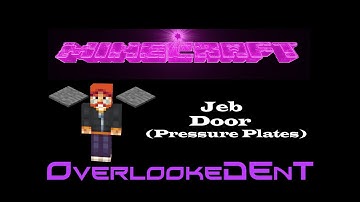 Jeb Door (Pressure Plates) - Minecraft Xbox 360/PS3 - [Tutorial]