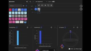 Graphic CNOT gate -- IBM Quantum Composer