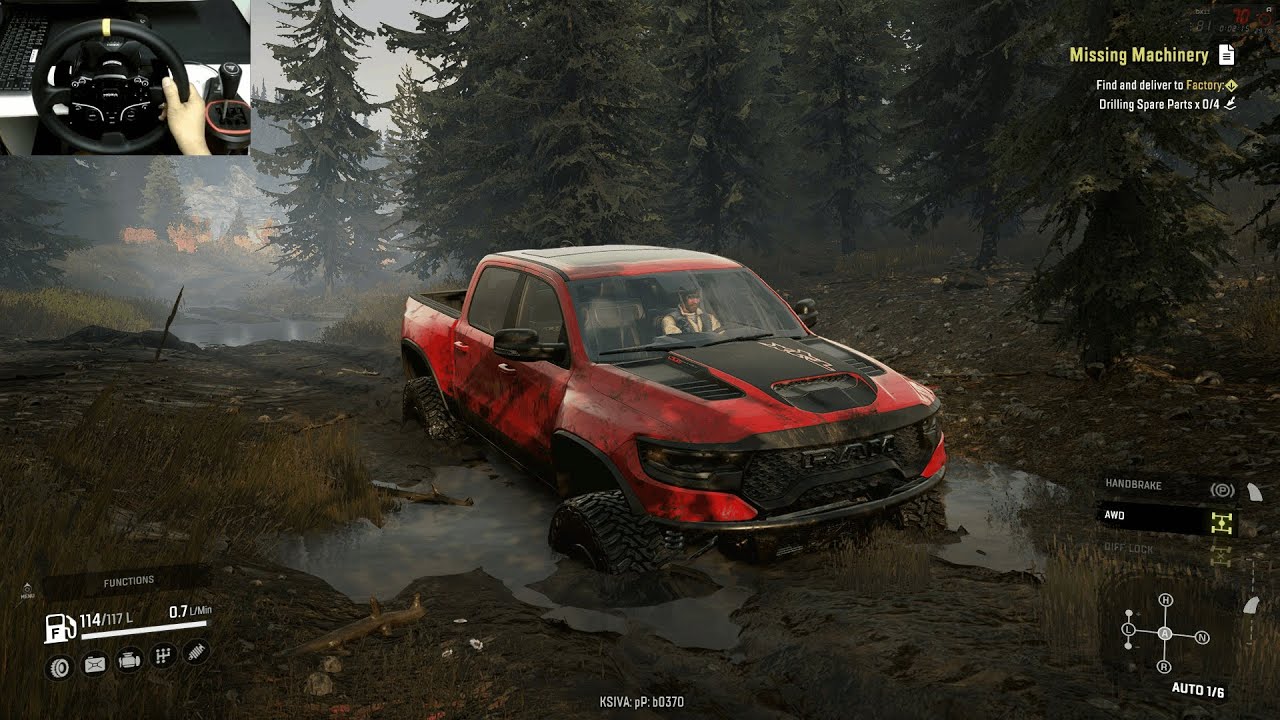 Off - Road 4x4 Snow Runner  Ram Steering Wheel  |  Gameplay