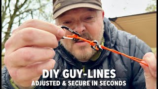 The SECRET SAUCE in the BEST Tent or Tarp Guy-lines (DIY Camping Gear)