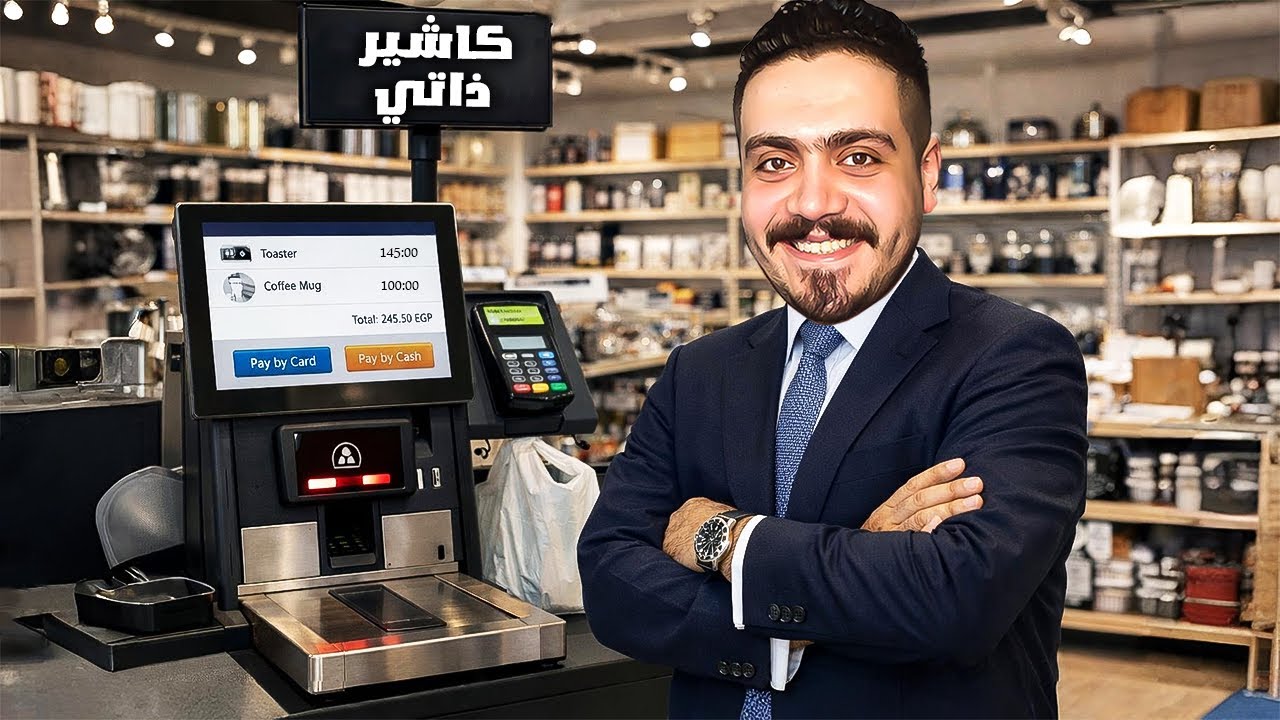 محاكي رجل الاعمال - اول محل يشتغل لوحده 💰
