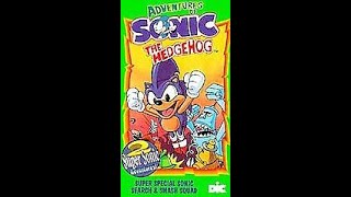 Adventures of Sonic the Hedgehog Super Special Sonic Search & Smash Squad 1994 VHS