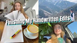 Handwritten Edits, Beta Reader Feedback, & Hiking!