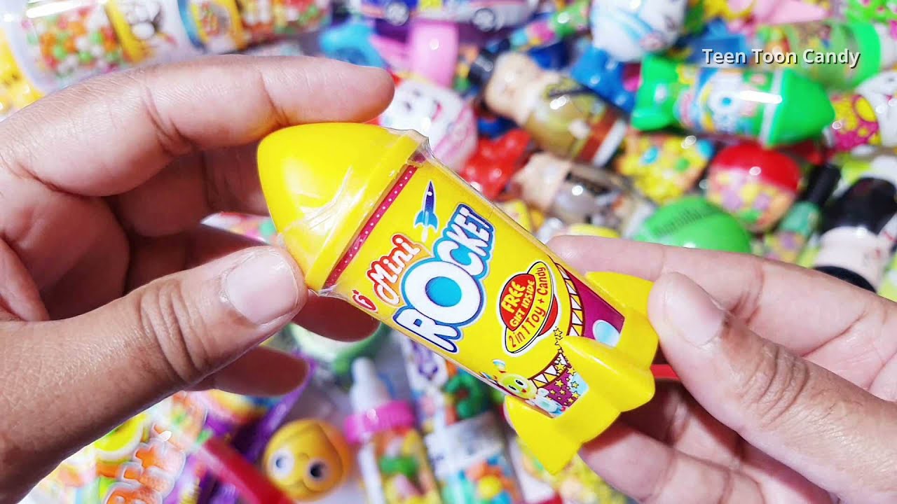 2 in 1 Toy Candy | Rocket Candy with Little Surprise