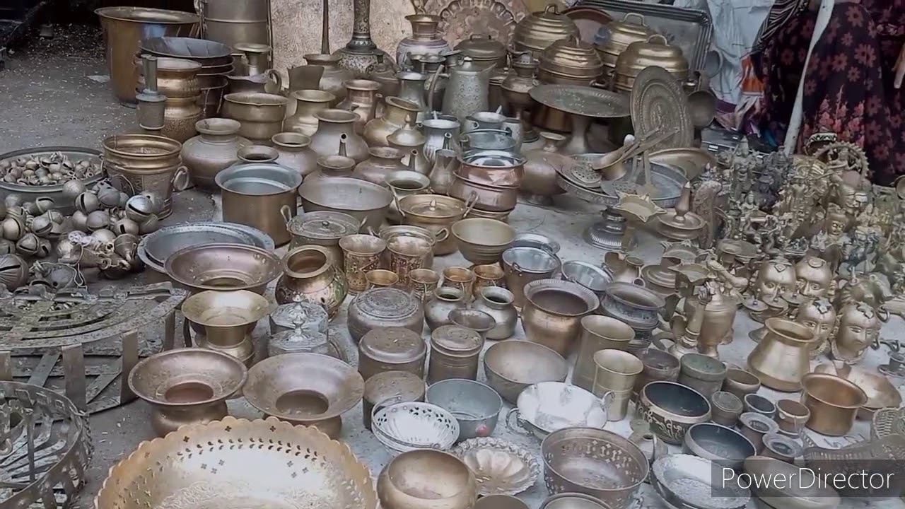 PUNE JUNA BAZAR OLD ANTIQUE BRASS ITEM NEW STOK