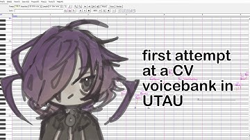 first attempt at a CV voicebank in UTAU (I tried...)