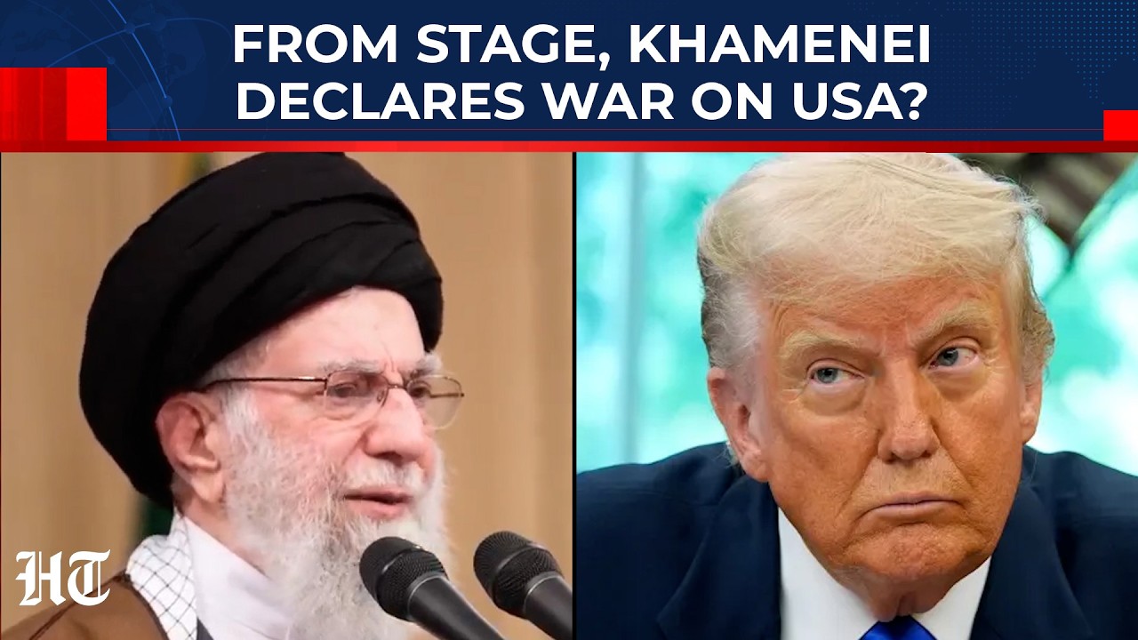 On Cam: Khamenei Declares 'War' On USA At Public Event? Warning To Trump Amid Nuclear Weapon Hints
