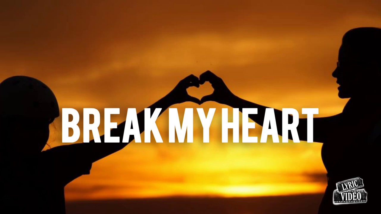 Dua Lipa Break My Heart Lyrics Lyric Video YouTube