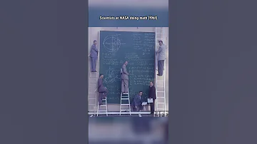 Scientists At NASA Doing Math 1961 Nasa Math Science 