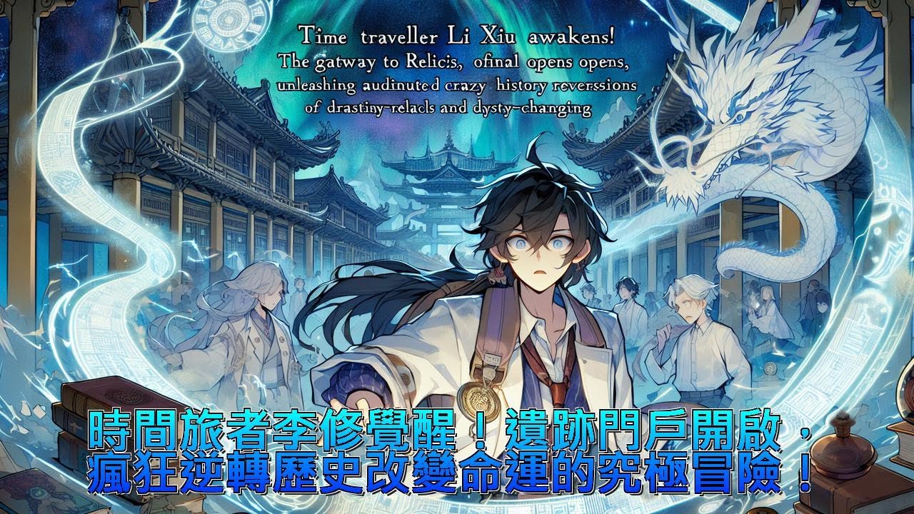 【輕小說小說】 《時間旅者李修覺醒！遺跡門戶開啟，瘋狂逆轉歷史改變命運的究極冒險！》 #輕小說 #時間旅行 #冒險 #歷史改寫 #小說 #有聲書 #原創