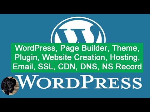 WordPress, Page Builder, Theme, Plugins, Website Creation, Hosting, Email, SSL, CDN, DNS, NS Records