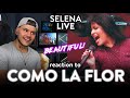 Selena Reaction Como la Flor LIVE (Absolutely Nailed It!) | Dereck Reacts