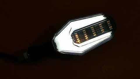 USHAPE DRL RUNNING INDICATORS - WHITE