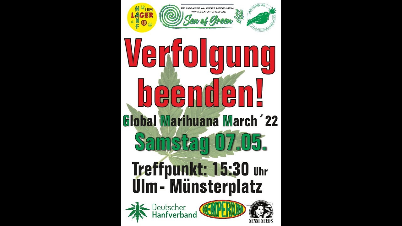 Hanfmarsch 2022 in Ulm - Sei dabei!