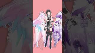 CYRENE X CASTORICE X ROVER - TERMINAL RANGER【鸣潮 : WUWA X HSR MMD/4K/60FPS】#shorts #wuwa