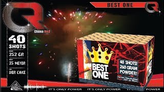 China Red Best One 40 Shots Cake