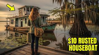 Homeless at 19, She Bought a Rusted Houseboat for $10 — What She Found Below Deck Shocked Everyone