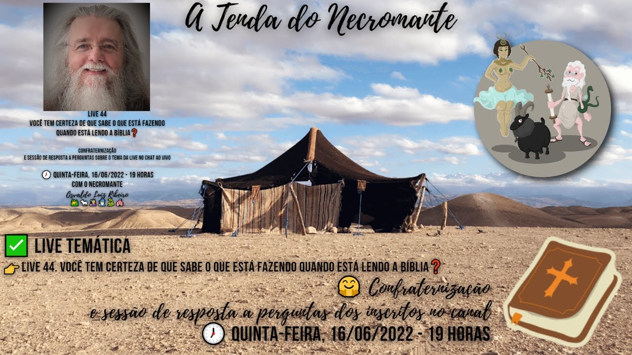 Live 44. Você tem certeza de que sabe o que está fazendo quando está lendo a Bíblia❓