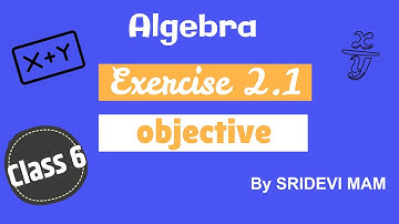 TN samacheer class 6 term 1 chapter 2 ( Algebra ) exercise 2.1 sum objective 6th maths tamil