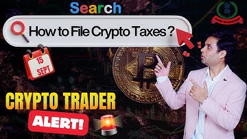 How to File Crypto Taxes in India (ITR 2025) | Step-by-Step Guide for Traders” ✅