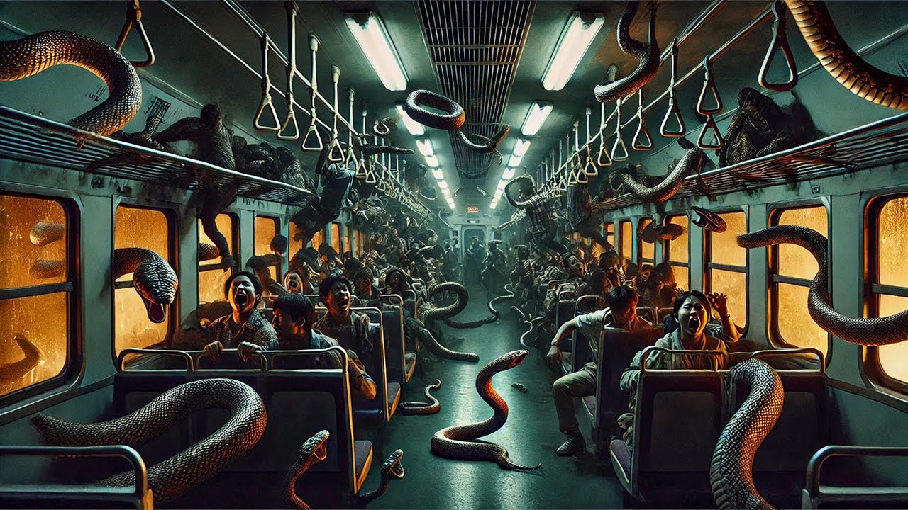 無數條毒蛇侵入列車車廂，遇難乘客無奈跳車！【蛇王 King of Snake】丨驚悚 冒險 災難 #奇妙影视馆