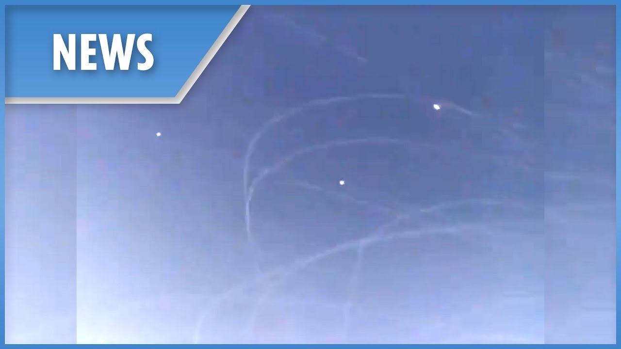 Israel's Iron Dome defence system in action YouTube