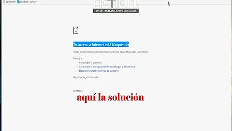 ¿Cómo quitar restricciones de acceso a Internet?