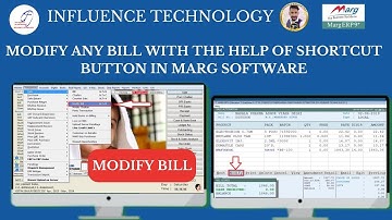 Modify Any Sale Bill With The Help of Shortcut Button in Marg Software [Bengali]
