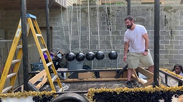 It works - Newton’s Cradle w/Bowling Balls